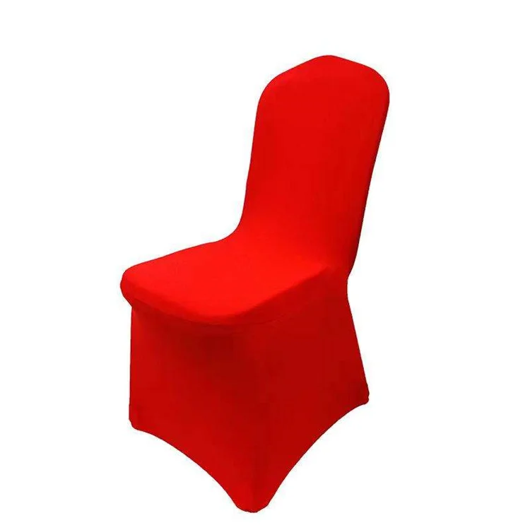Hot Sale Universal Fit Stretch Removable Spandex Chair Cover For Wedding Party Event Hotel