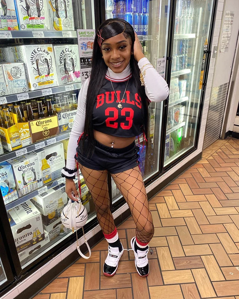 2021 Summer Custom Clothing Crop Tops Two Piece Biker Short Pant Set Basketball Wear Clothes Wholesale Jersey 2 Piece Pant Set