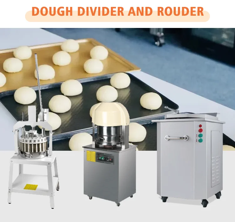 KAINO One-stop Solution Dough Sheeter Divider Dough Mixer Pizza Oven Commercial Bread Making Machine Baking Bakery Equipment