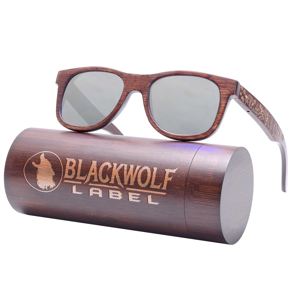 2020 Bulk buy from China new products 2020 bamboo sunglasses with your customizable logo