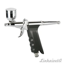 LinhaivetA nail makeup trigger airbrush kit mini air brush tattoo machine set