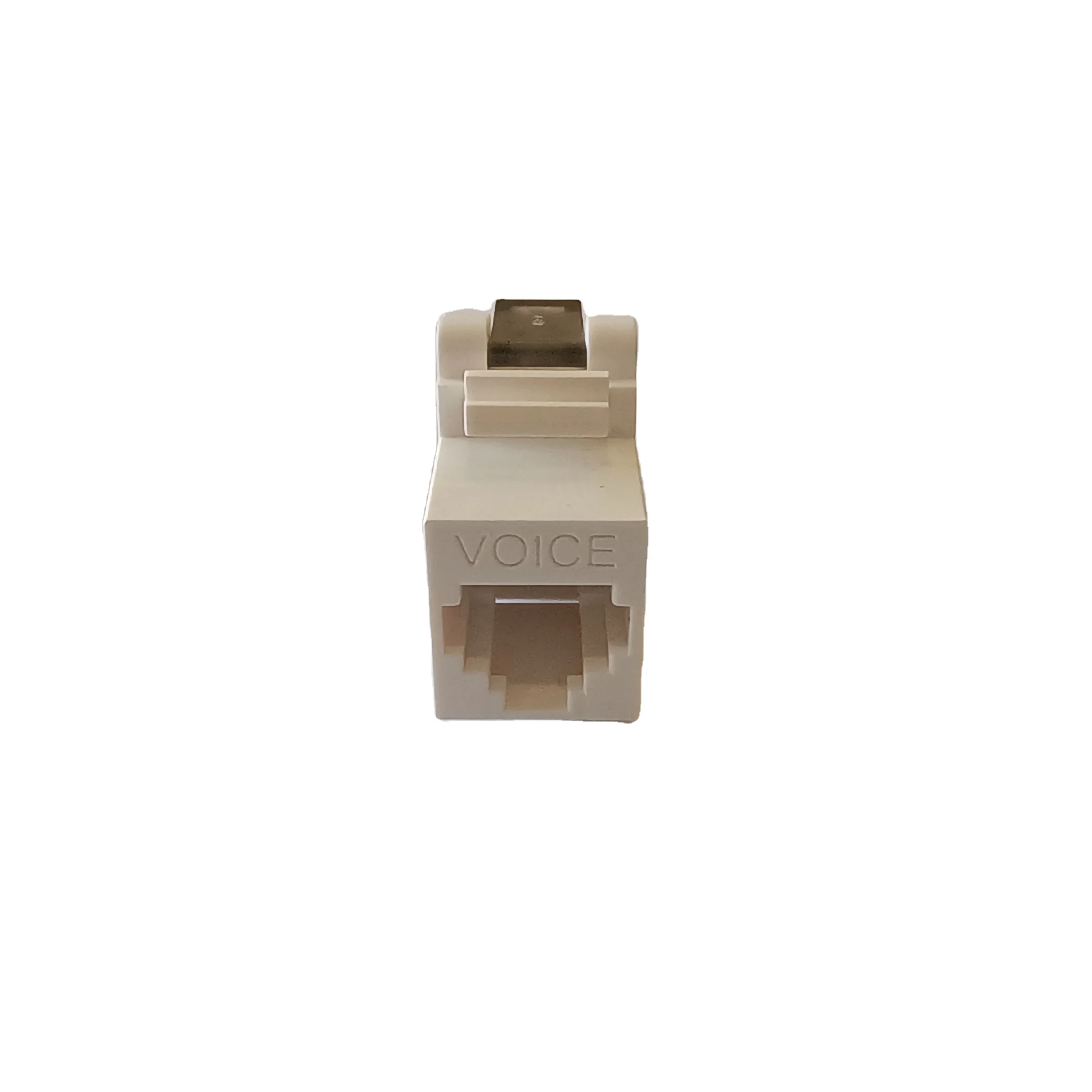 4P4C RJ11 6P4C CAT3 180 degree toolless Keystone Jack voice modular jack