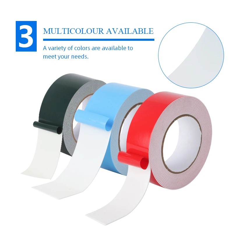 heat resistant high adhesion double sided tape with EVA foam