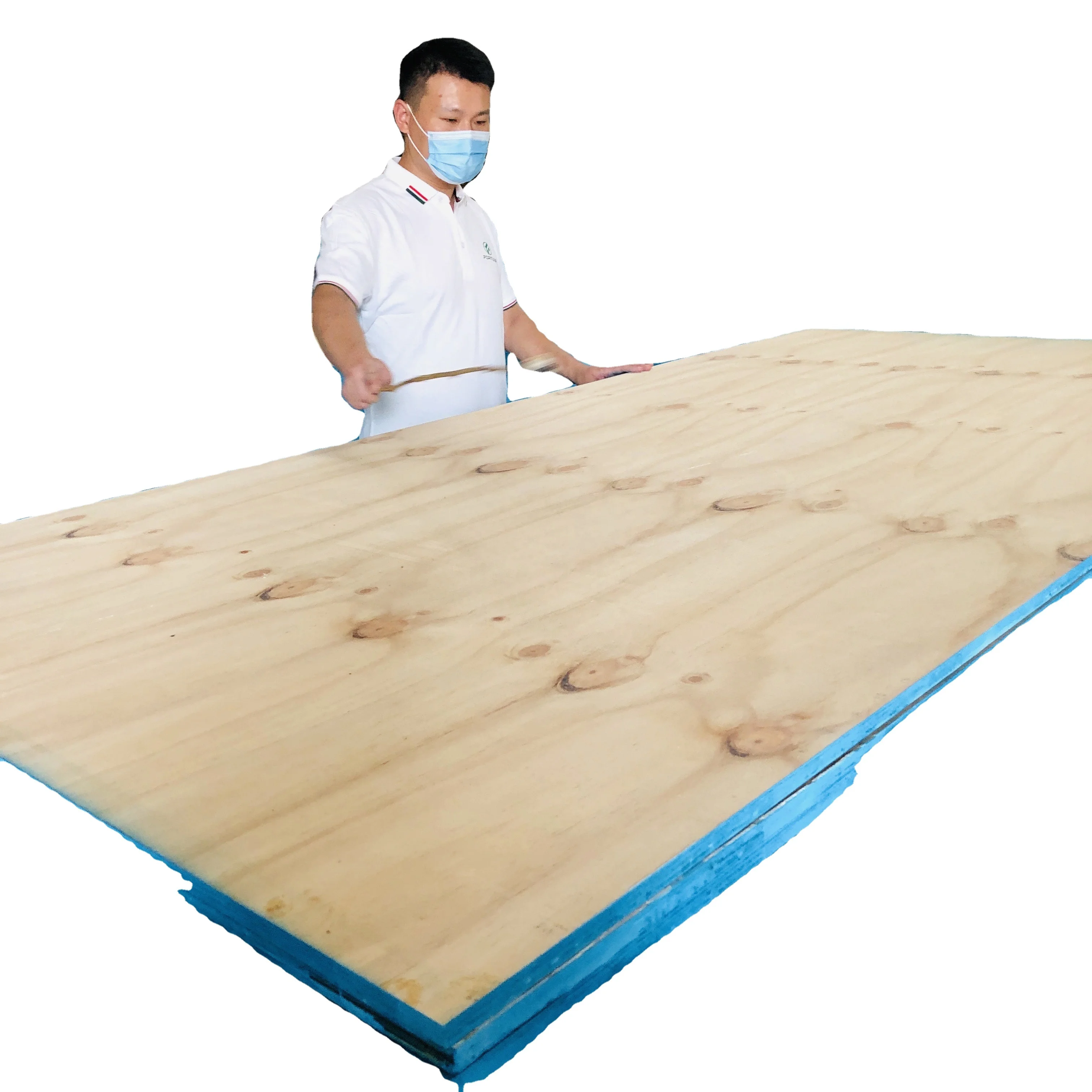 Hardwood core WBP glue two times hot press CDX pine plywood for construction