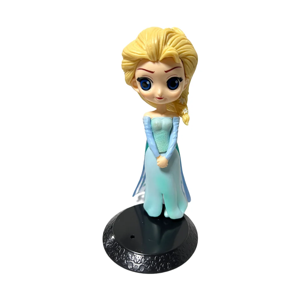 H15 F1 Frozen-Queen Elsa Q Posket фигурка из ПВХ Коллекционная модель кукла детские игрушки для рождественского подарка 21173
