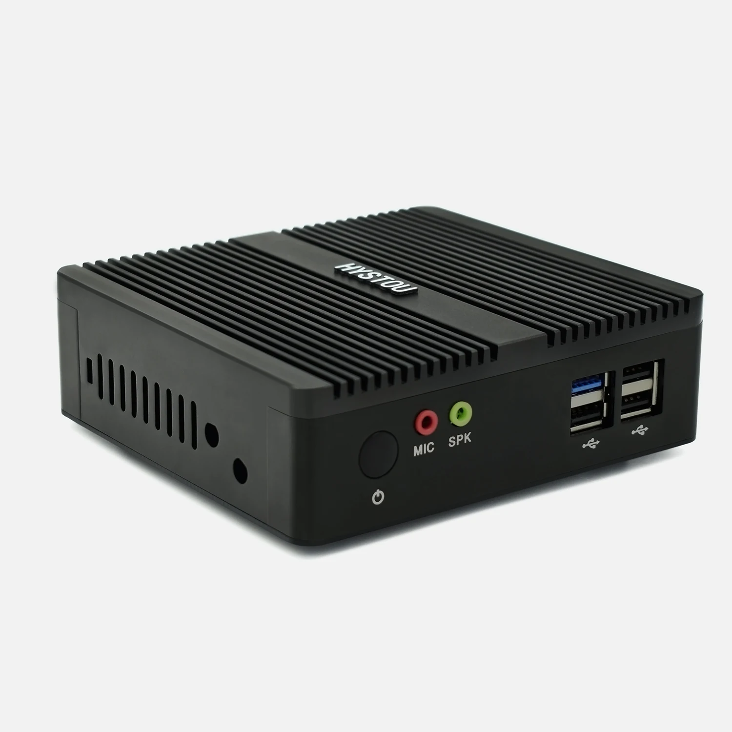 HYSTOU Micro PC Quad Core Intel Celeron J1900 Win 10 Linux 4 USB Support 4K Dual Display Fanless Industrial Mini Desktop PC