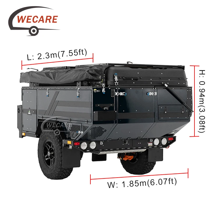 WECARE Small Mover Van Camper Offroad RV Caravan Travel Trailers Wap