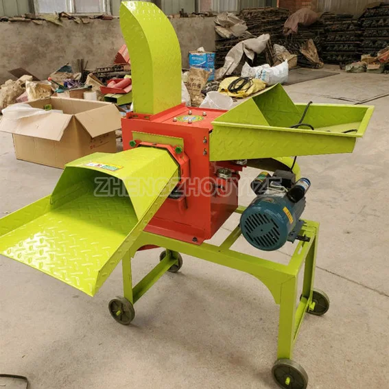Hotsale farm equipment animal feed corn stalk straw chopper shredder machine / hay crusher / silage cutting machine