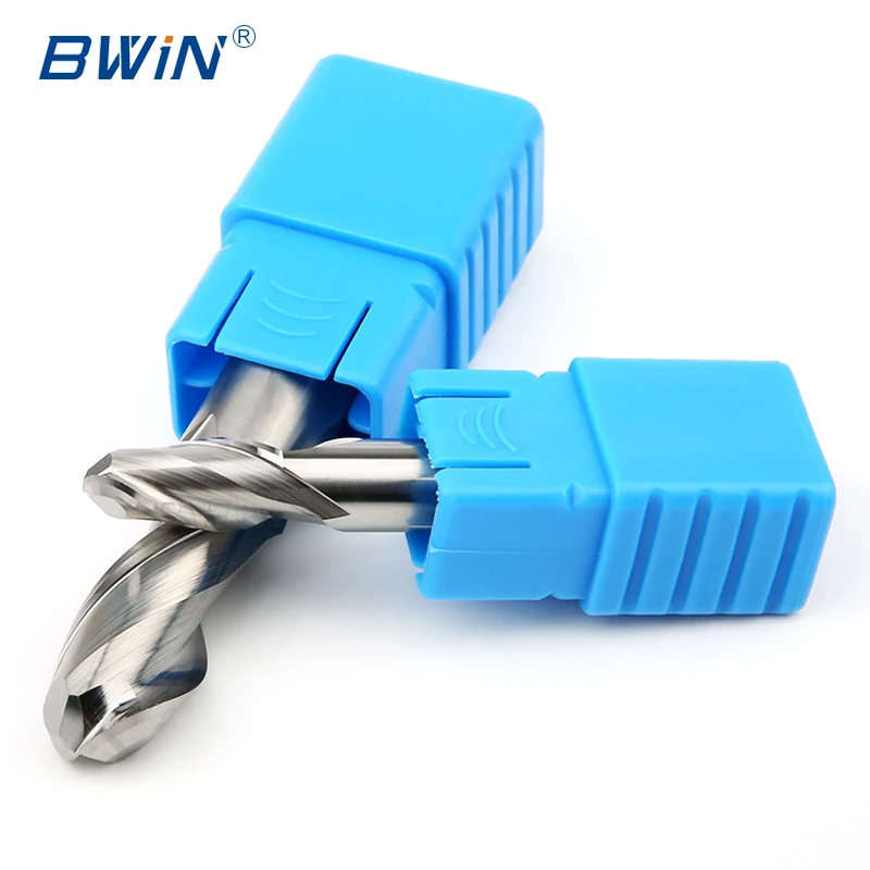 Machine cad cam lathe sharpening 2 flutes compression tungsten carbide end milling cutter cnc tools bit for cnc router