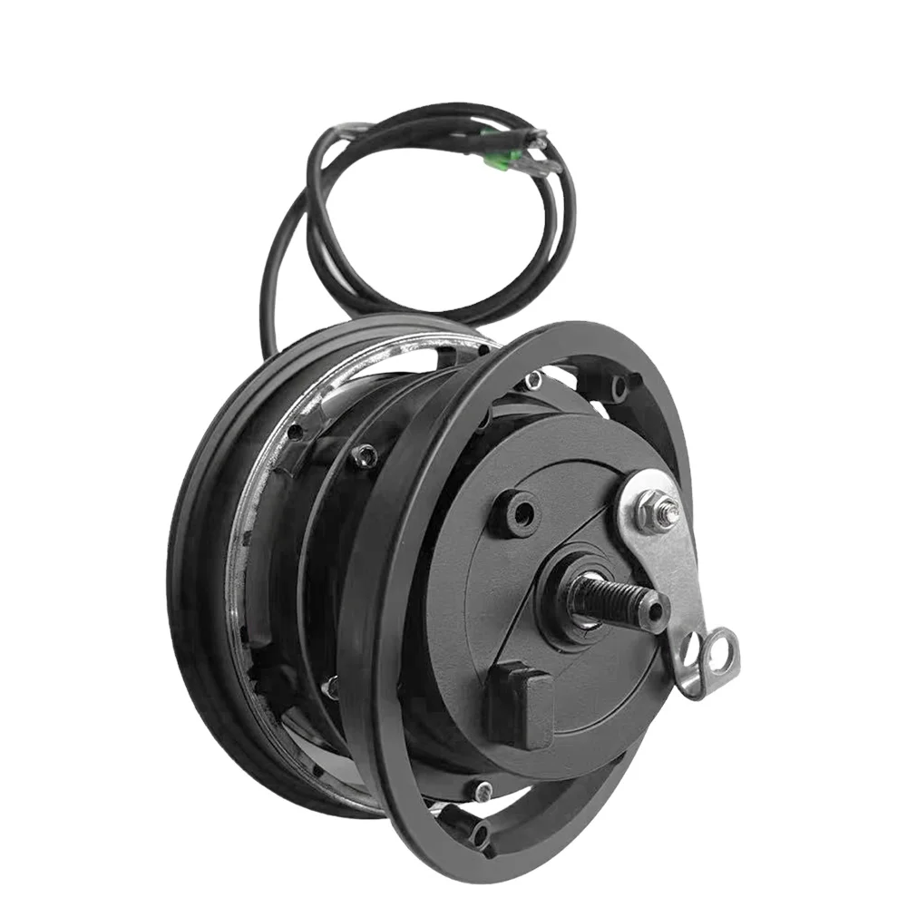 10 Inch 1200W Wide Tire Drum Brake Hub Motor High Power Electric Solid Motor Free Inflatable scooter Tire Motor