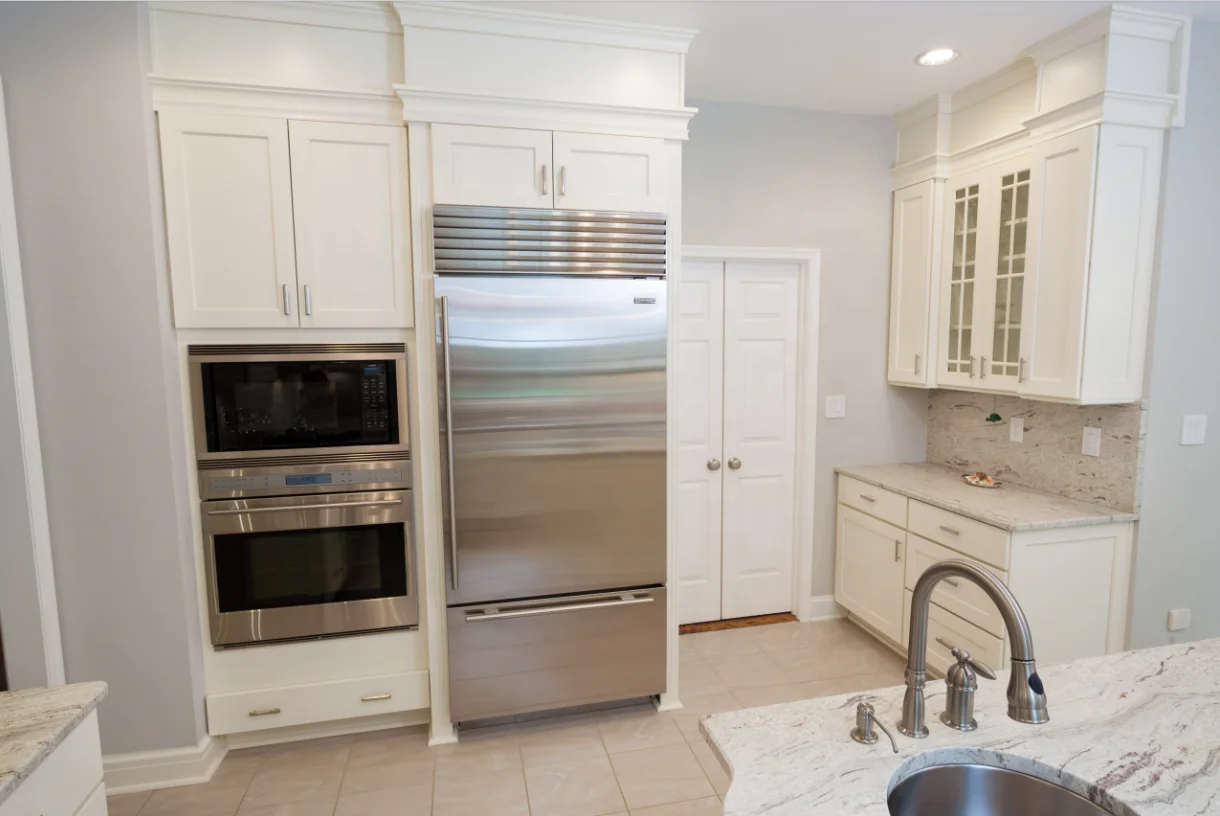 Contemporary L-shape Medium Kitchen With Solid Wood Shaker Cabinets Modular Customized Kitchen Cabinet