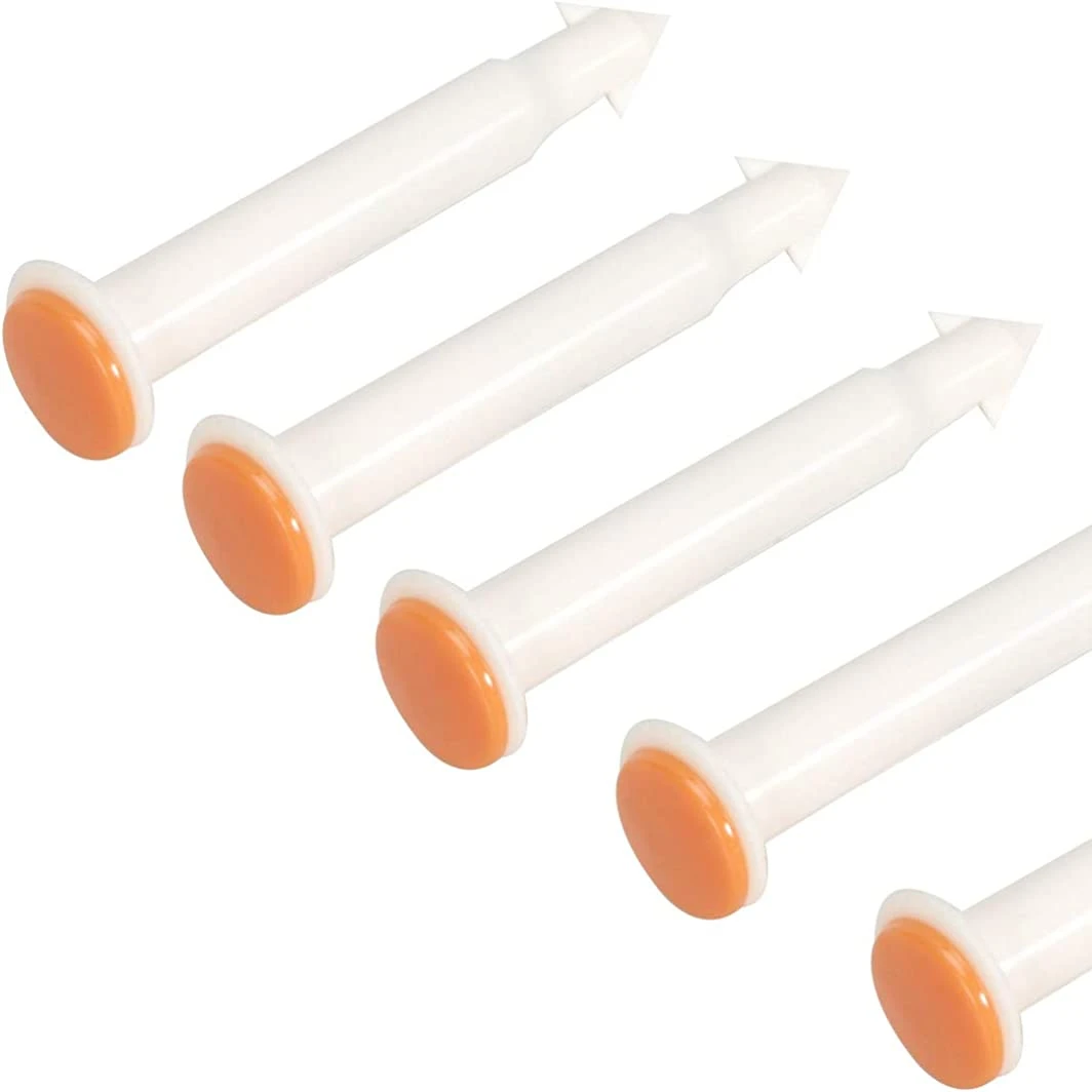 20Pcs Poultry Thermometer Roasted Chicken Disposable Temperature Meter for Cooking Turkey Chicken Beef Cooking Meat Pop Up timer