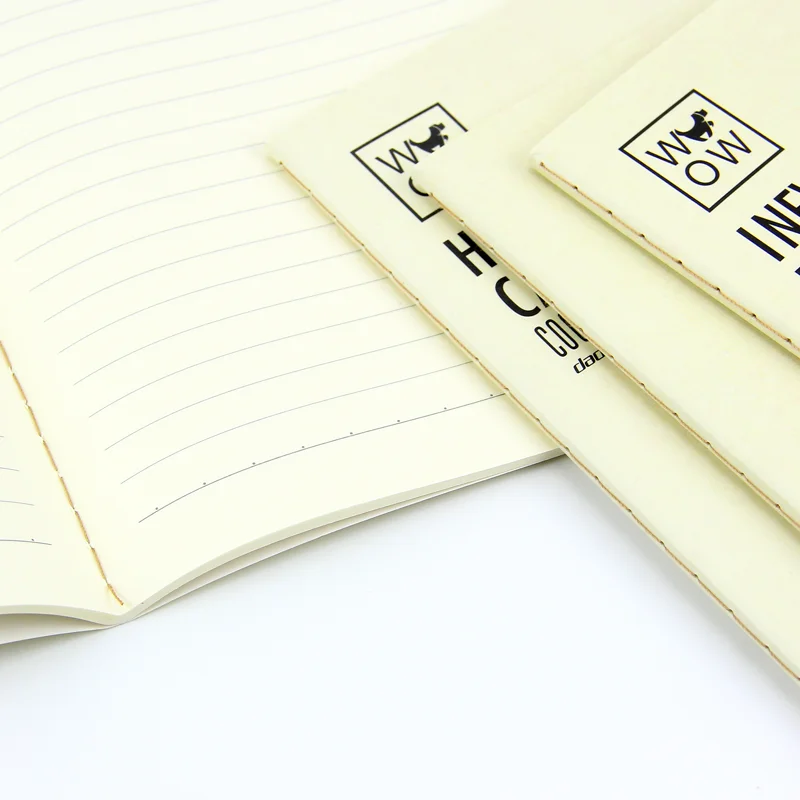 Cute dog design series sewing binding notebook student soft cover for diary record