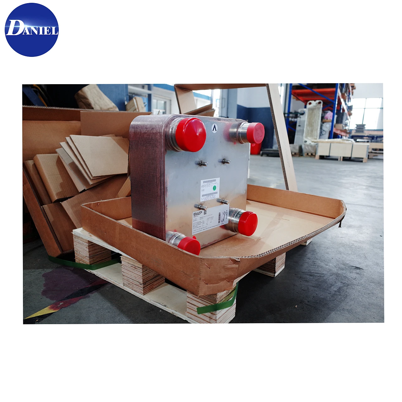 Oil water Ethylene glycol sulphuric acid cooler brazed plate heat exchanger