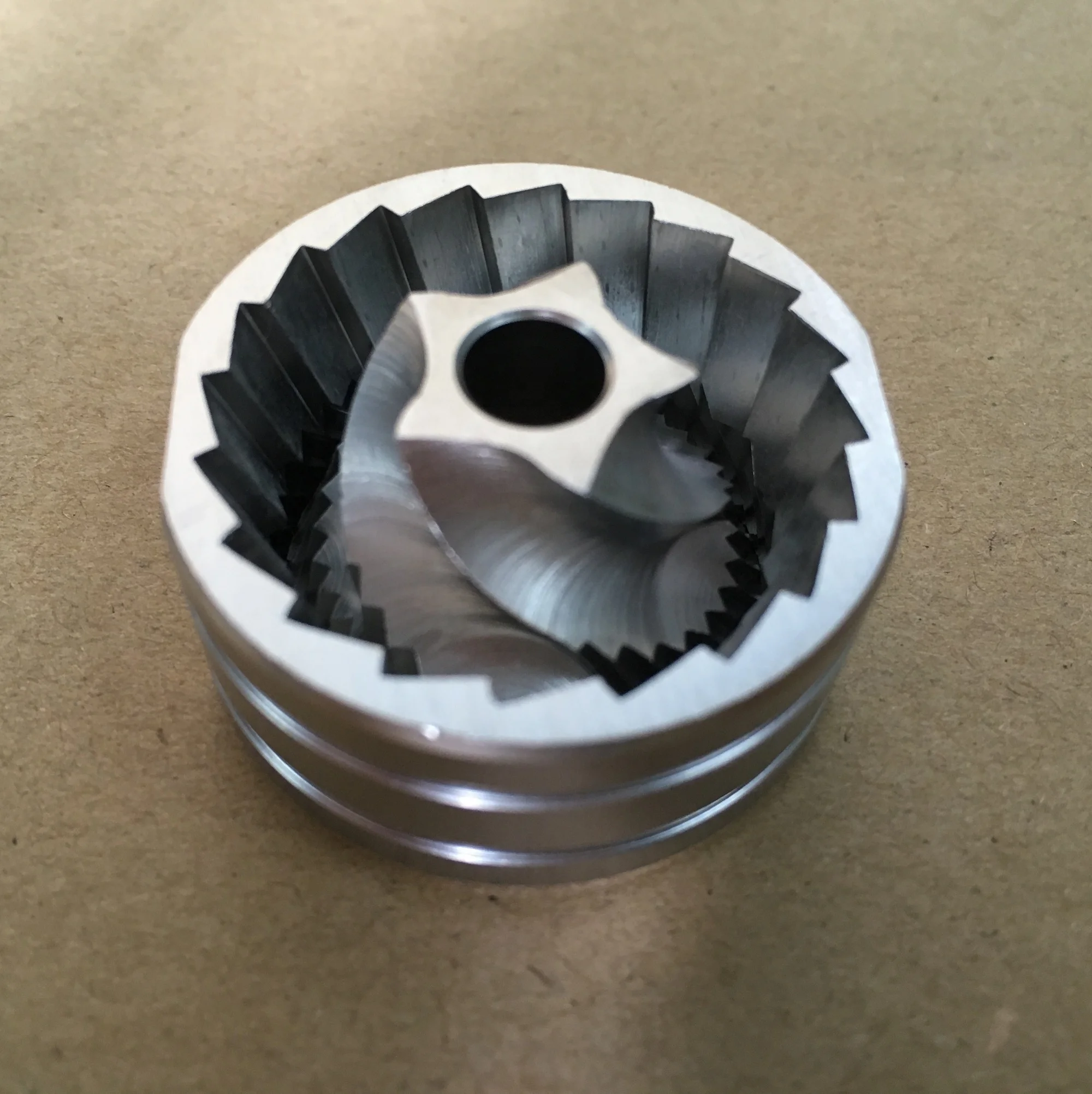 38mm Manual Coffee Grinder Hand Coffee Grinder Electric coffee grinder conical burr cone burr