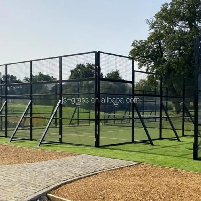 JS Padel Court Exterieur Padel Court Full Set Manufacturer Wholesaler Indoor Outdoor Tennis Court Equipment