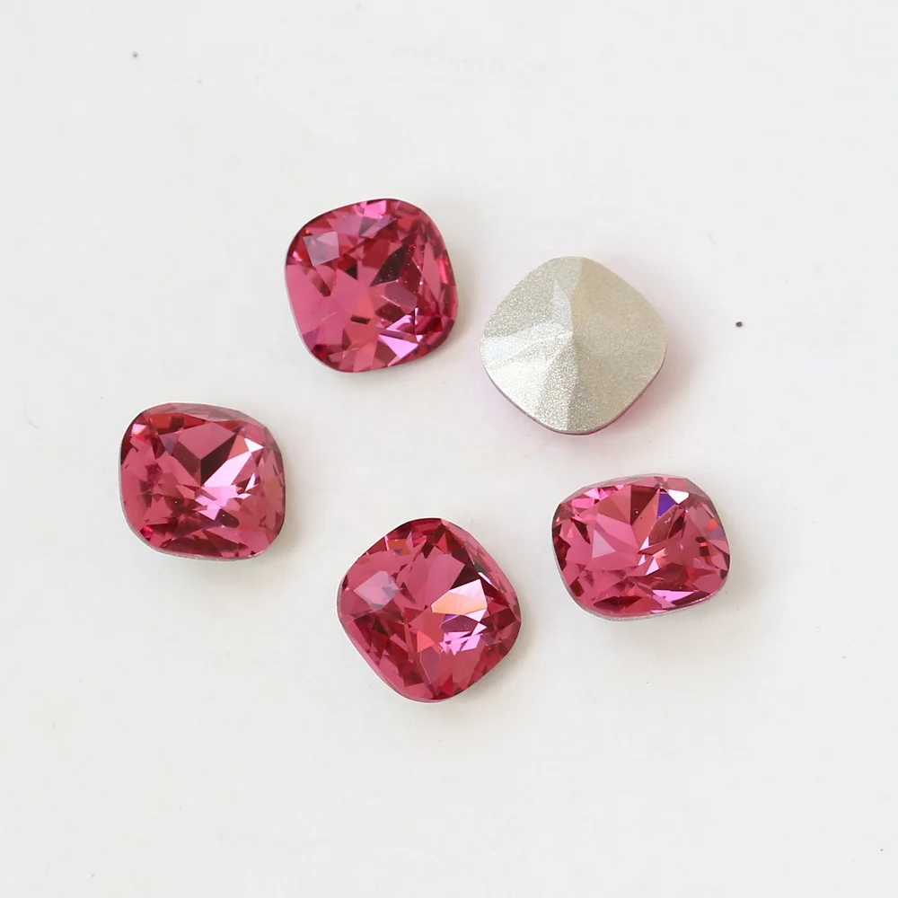 Горячая Распродажа 12*12 мм толстые квадратные кристаллы Необычные камни для ювелирных изделий подвеска