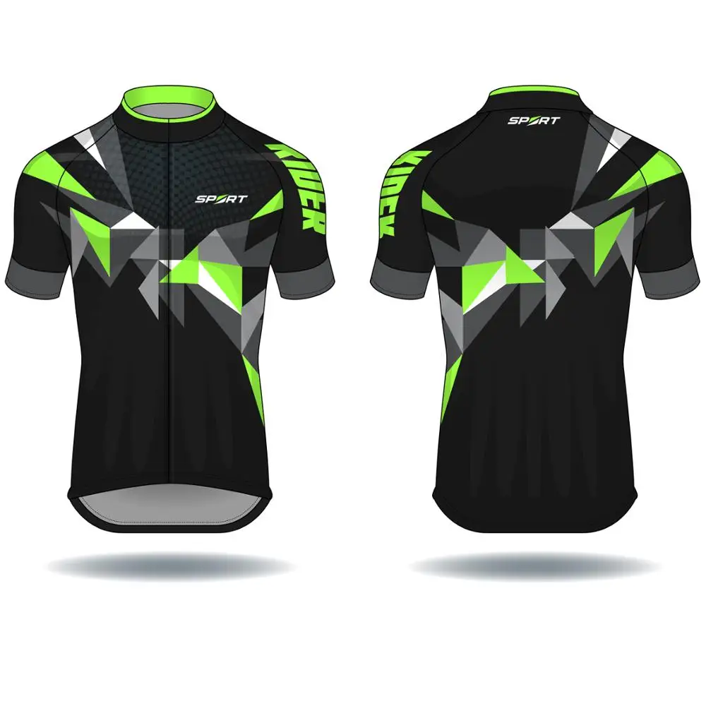 Custom Bike Clothing Bicycle Riding Top Quick Dry Polyester Cycling Jersey Men