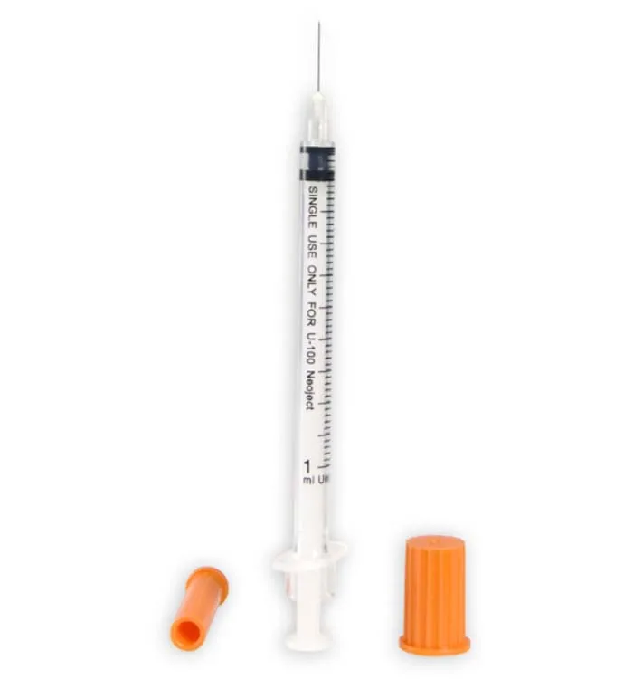 
Non toxic needle free 1ml insulin syringes glass syringe 