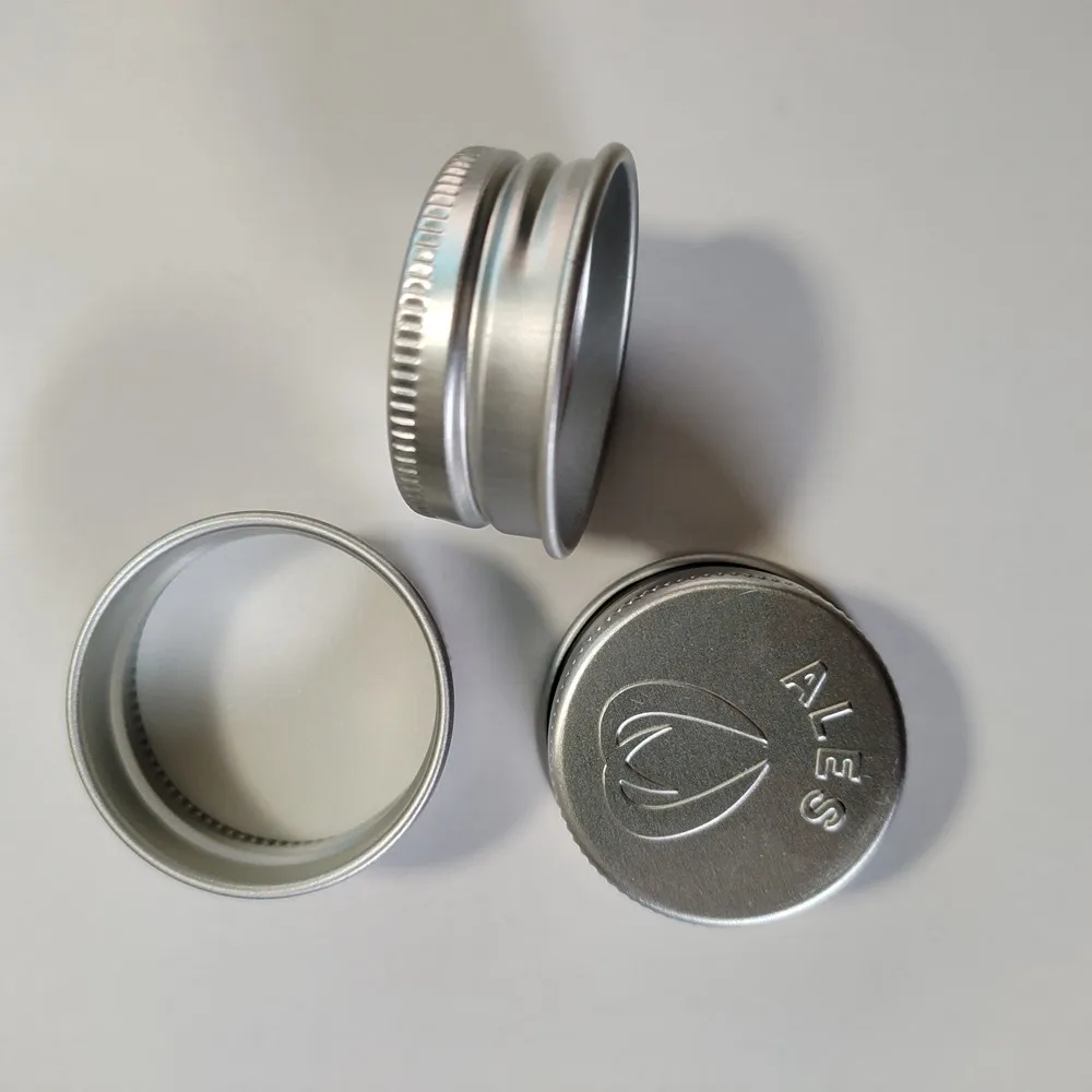 Glass Bottle Caps Metal Cap for Test Tubes Screw Cap Aluminum Seals Logo Custom