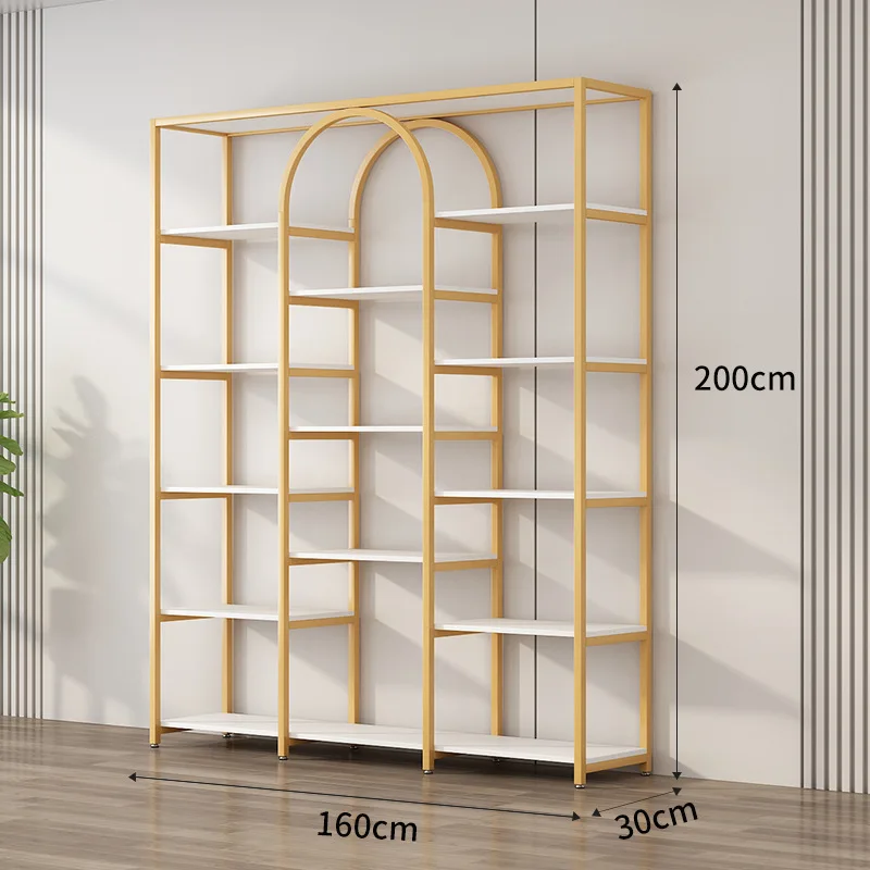 Multi-layer container shelves Products Shelf display racks beauty salon cosmetic display case
