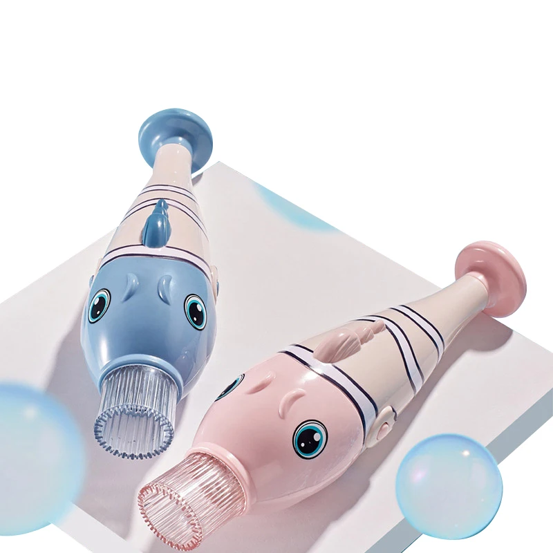 
Smoke Bubble Machine, Formemory Portable Automatic Bubble Blower with for Kids Boys Girls Frog Blowing Bubble Products 