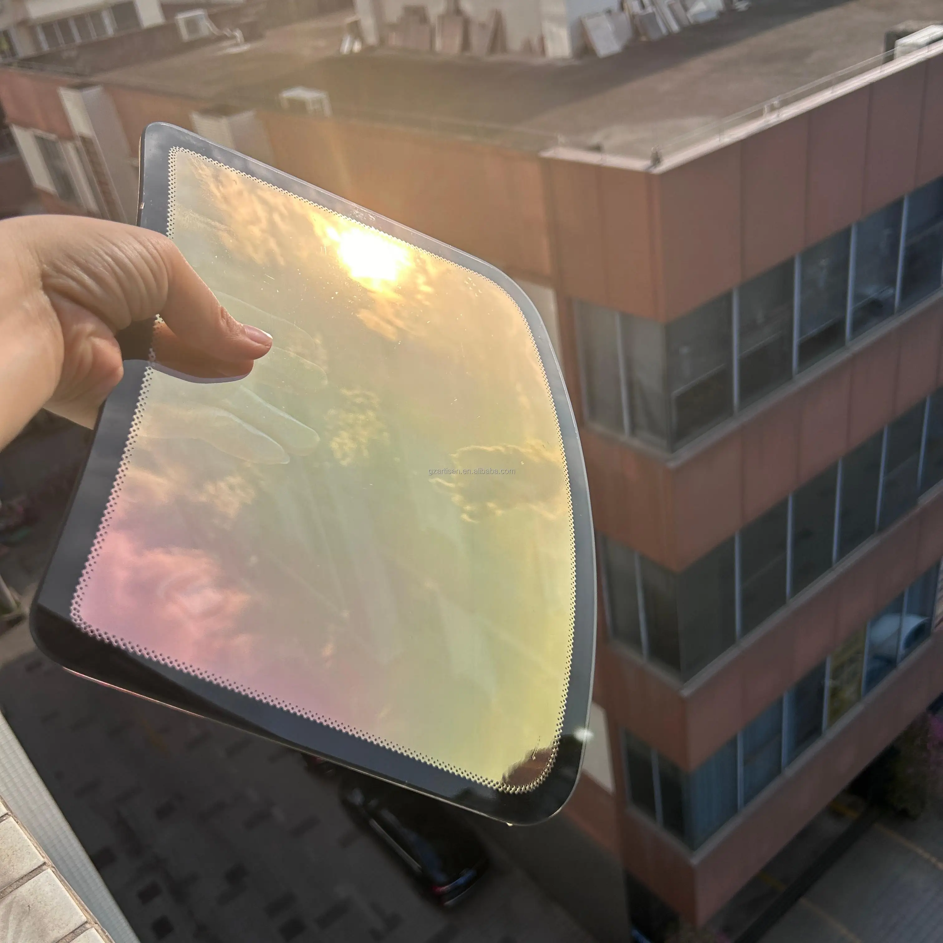 Good quality Vlt 70% gold Color Car Window Films Rolls red Chameleon Window Tint Film