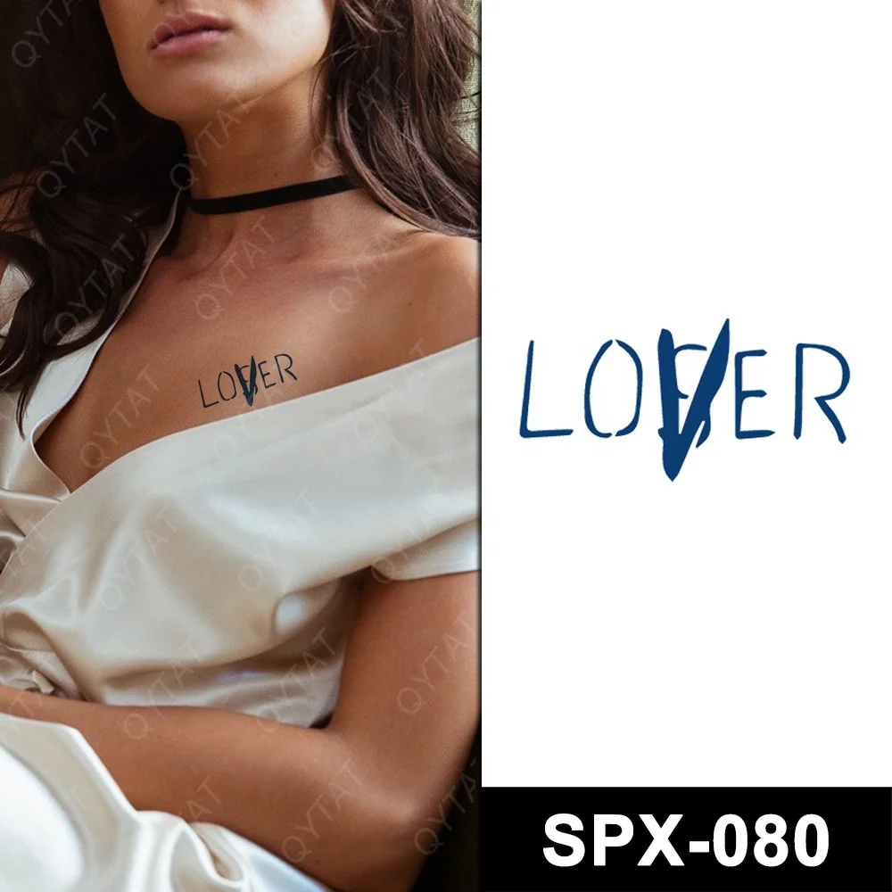 Newest Styles High Quality Waterproof Body Makeup Genipa Jagua Juice Semi Permanent Tattoo Stickers