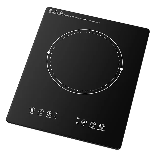 crytal glass 1 burner ccocina electrica powered electronic stove