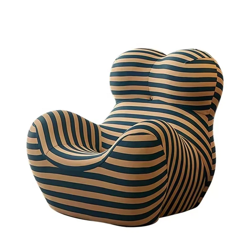 Modern Design High Density Sponge Italian Living Room Single Arm Accent Chair Sofa Armchair LC004