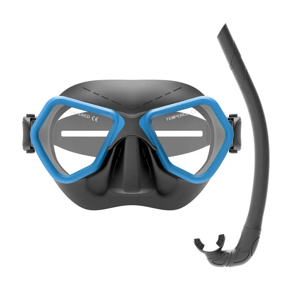 Diving Spearfishing equipment wholesale price free diving equipment wolf diving mask with snorkel tube