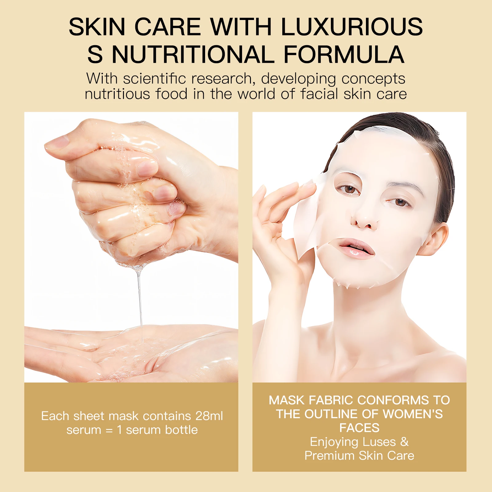 In Stock Private Label Facial Hydrating Moisturizer Barrier Skin Care Bird Nest Korean Face Sheet Masks