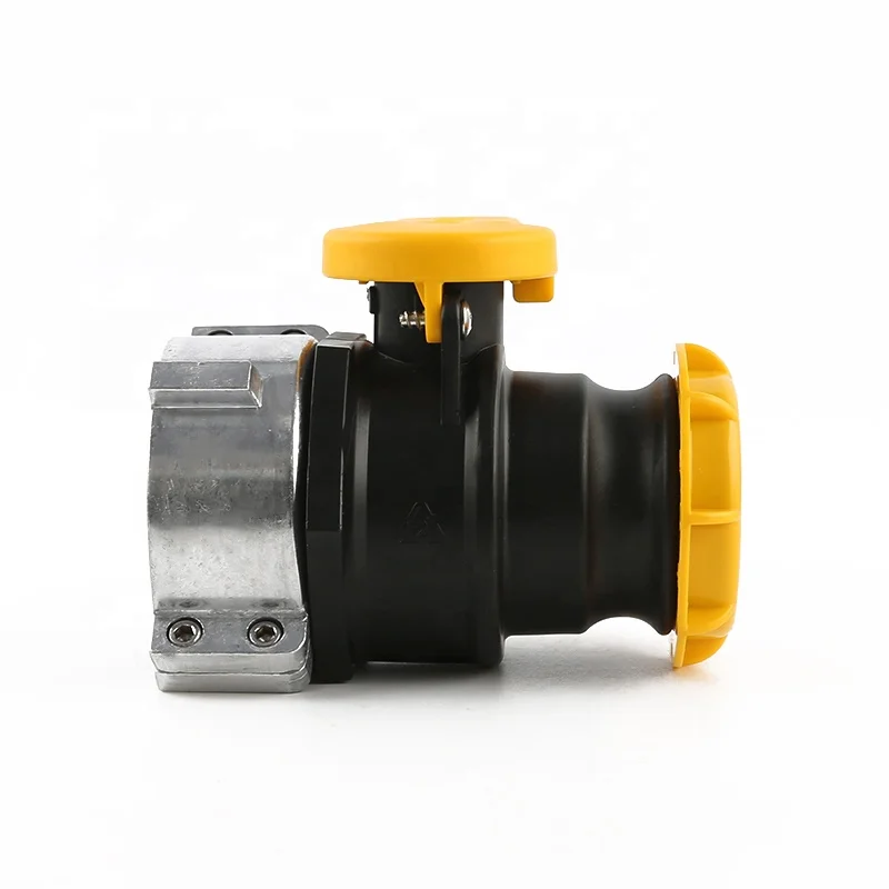 Ball Valve for IBC container S60*6 FEMALE  NPT MALE  DN50 *75MM pipe valve IBC tank coupling VALVE