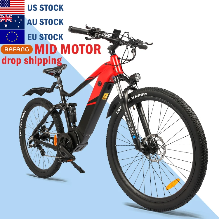 EU US stock BAFANG mid drive 48 В 250 Вт 500 750 45 км e bike fahrrad 27 5 29 zoll mountain ebike umbausatz