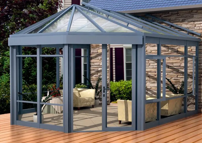 DTOP Wholesale 10 x 12 sunroom sunrooms glass houses polygon roof freestanding sunrooms & glass houses