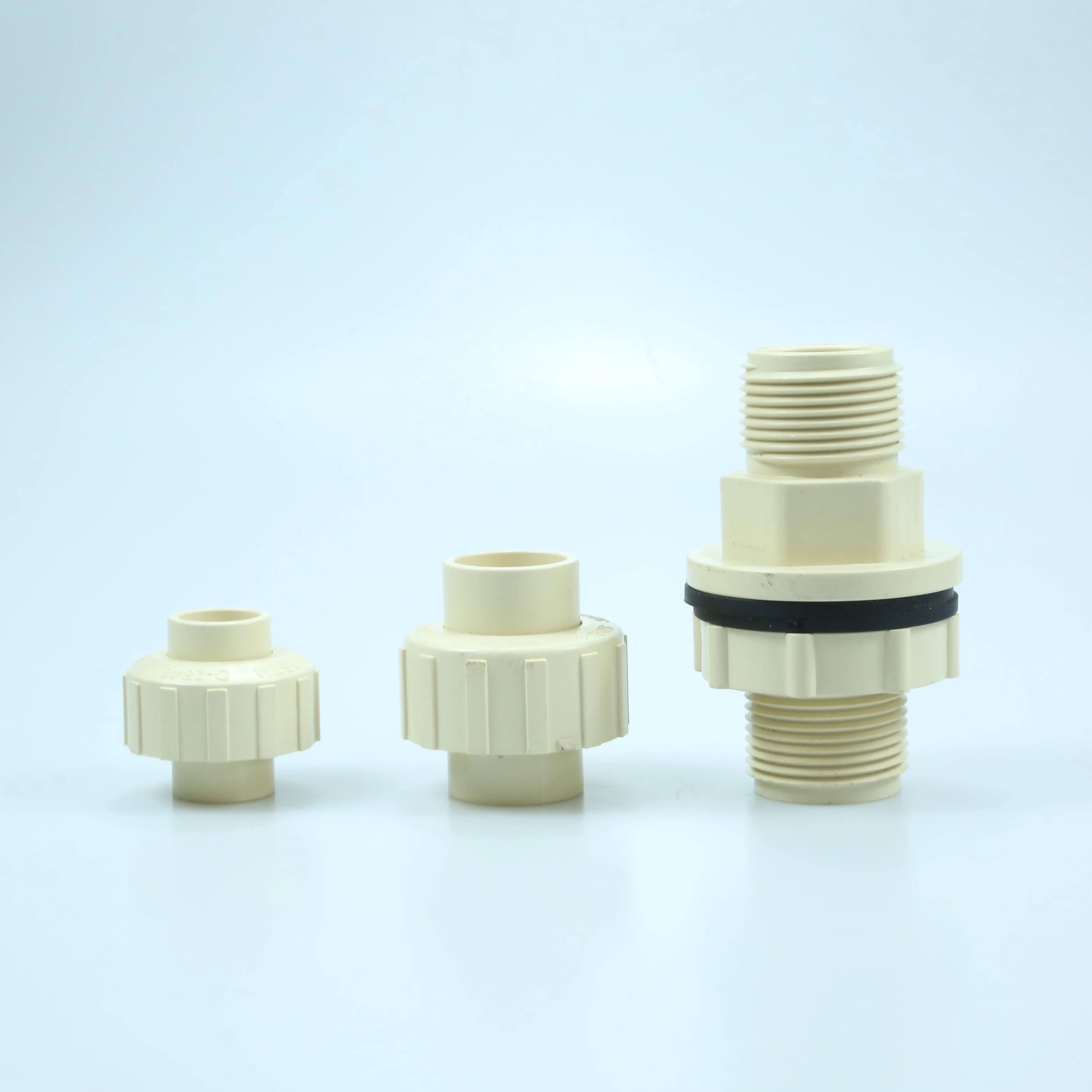 CPVC male/female threaded union pipe fittings tube adapters manufacture water pipe connector