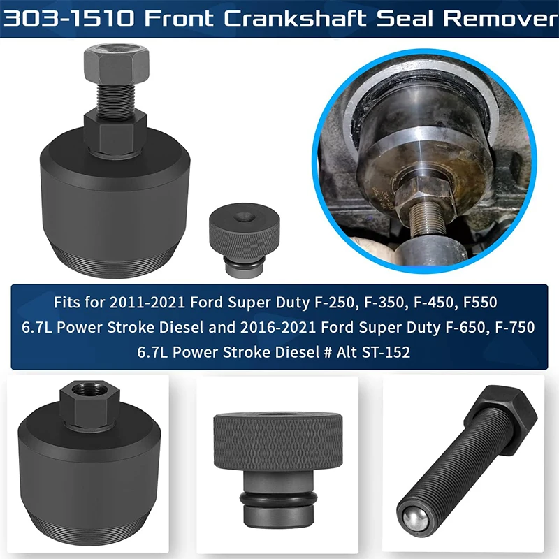 303-1509 303-1510 303-1513 303-1514 6.7L Power Stroke Rear Crankshaft Seal Installer Tool for Ford Diesel Engines
