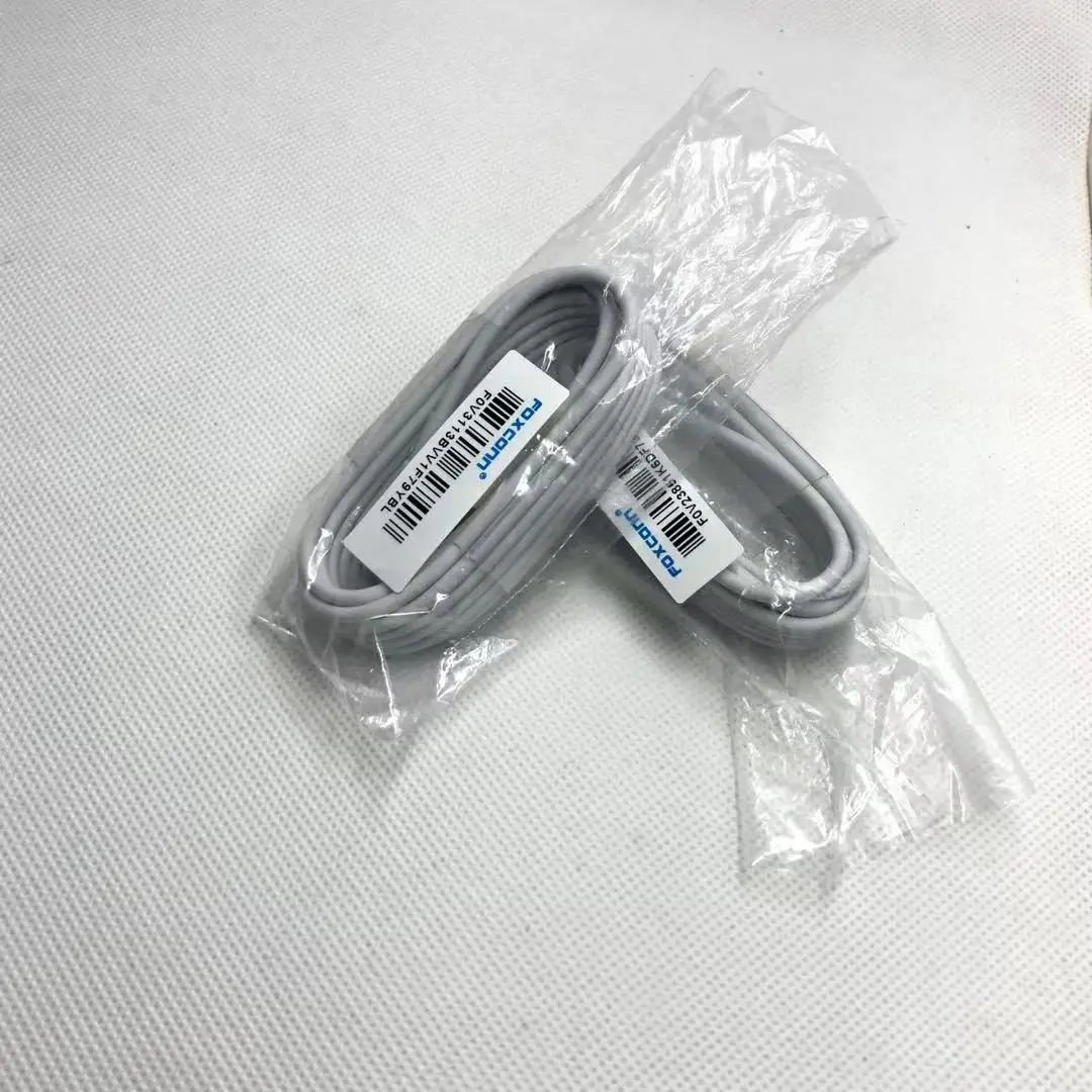 1m/3ft Original Foxconn usb Cable 5ic E75 chip Data Charging cable For phone 12 X XS MAX 11 With retail packaging