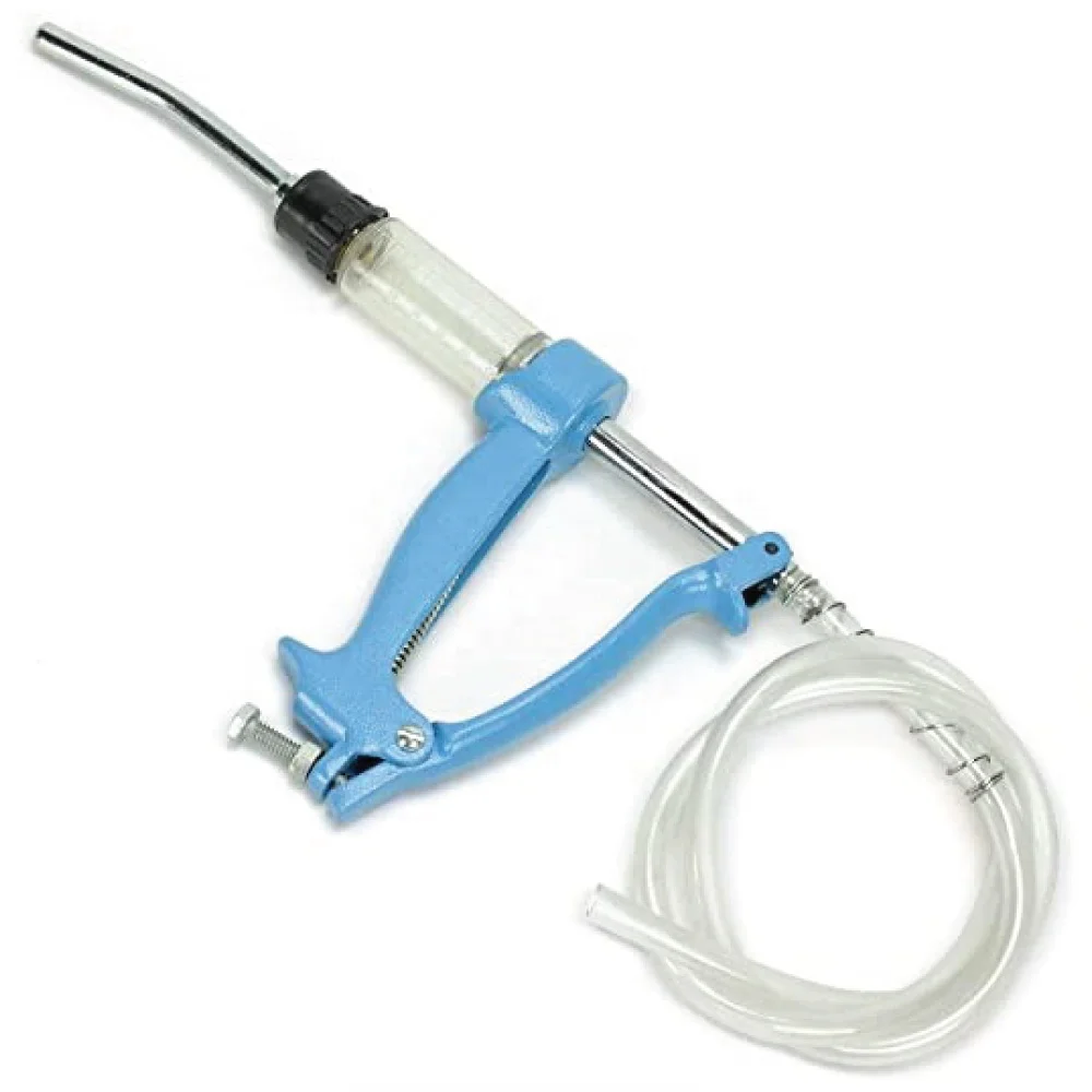 Automatic Drenching Gun Syringe, Veterinary Cattle Vaccine Drencher Premium Quality Instruments for Animals Care