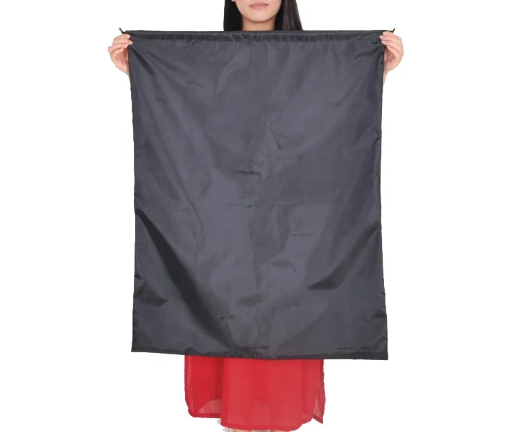 Factory custom extra large capacity oversize  210D polyester drawstring bag printing draw string storage bag finishing dust bag