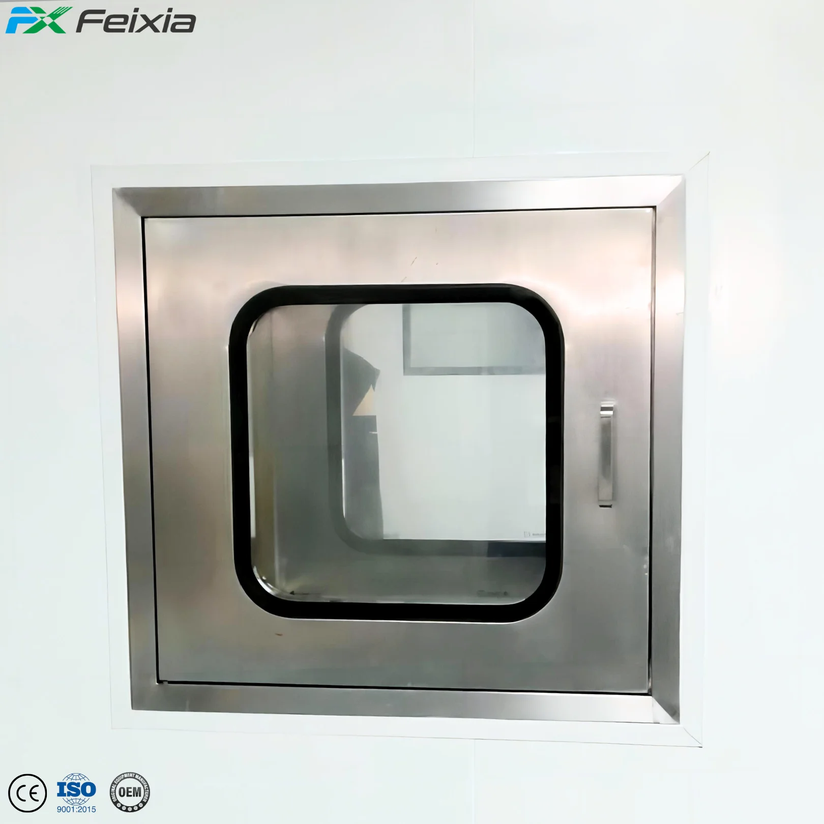 GMP Cleanroom Dynamic Stainless Steel Static Clean Room Air Shower Pass Box Transfer Window
