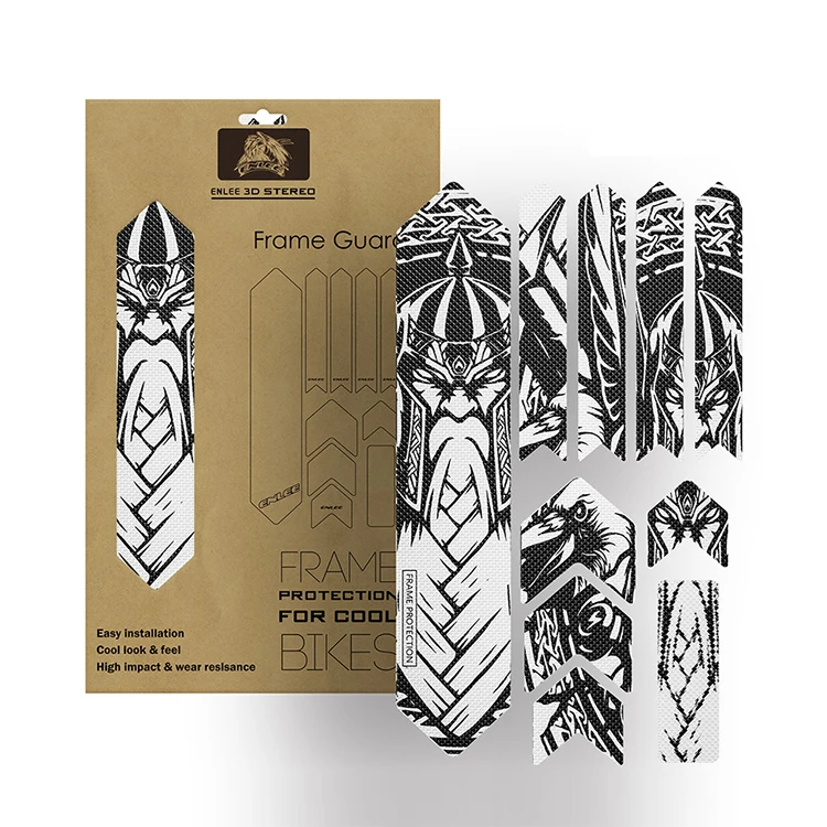 High Quality Mountain Road Motor Bike Stickers Frame Protective Film Sticker Dirt Bike Design Pictures Sticker