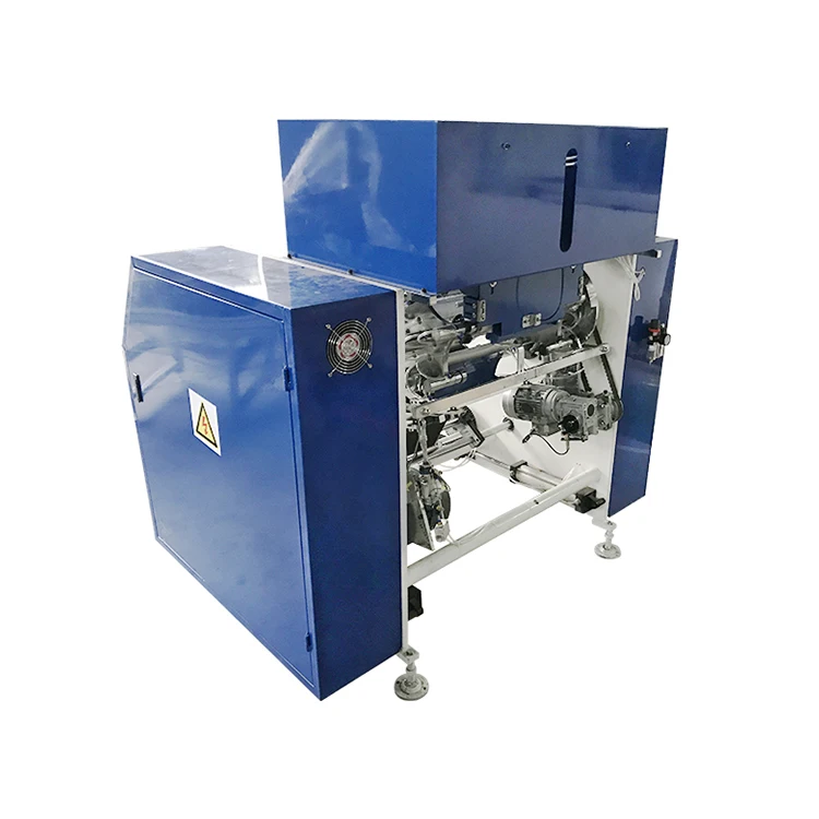 Factory Direct New Semi Automatic Large Roll Plastic Stretch Film Slitting And Rewinding Machine
