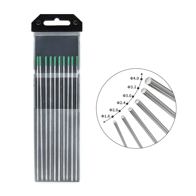 10pcs/pack 4 Colors Welding Consumables TIG Weld Tungsten Electrode Rod Easy Arc Striking for TIG Welding