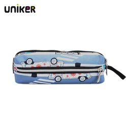 UNIKER Kids Mini Pencil Bag With Zipper for Primary School