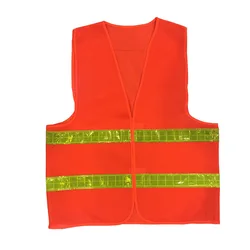 Wholesale Security Guard Construction Jackets Working Strips Reflective Safety Vest
