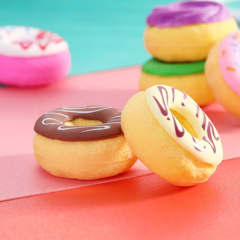 Custom Wholesale Donuts Cute Food Shape Eraser