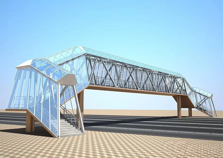 Легкий в сборном стальном мостовом комплекте сборный стальной дорожный мост