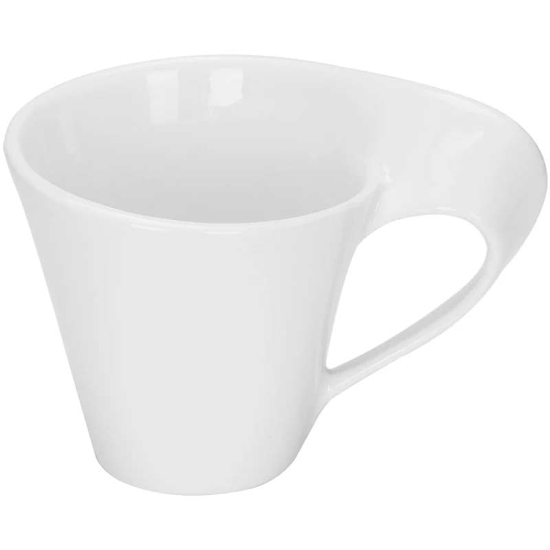 Custom Eco Friendly Pure White Ceramic Coffee Cups Gift Set A Cup of Coffee