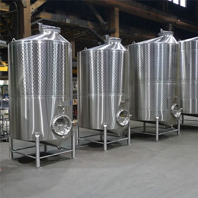 2000L для вина из нержавеющей стали бак для хранения для красного вина бордового цвета и цвета хаки, используемый в винный vinyard